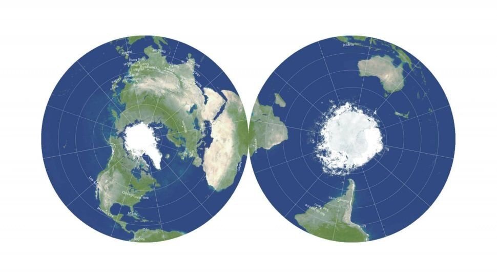 What_is_the_most_accurate_flat_map_of_Earth