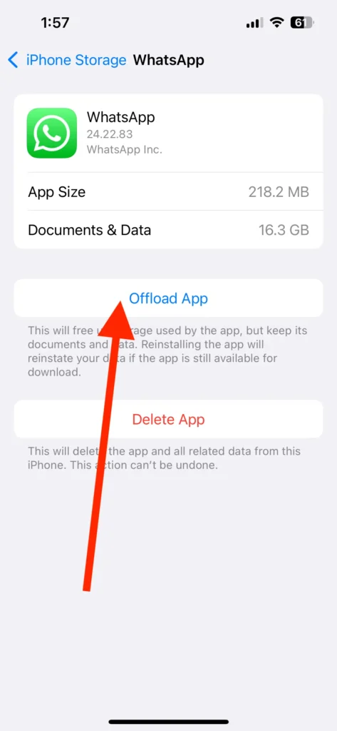 How to Clear Cache on Your iPhone-Offload-App