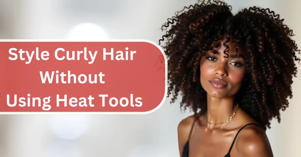 Style Curly Hair Without Using Heat Tools