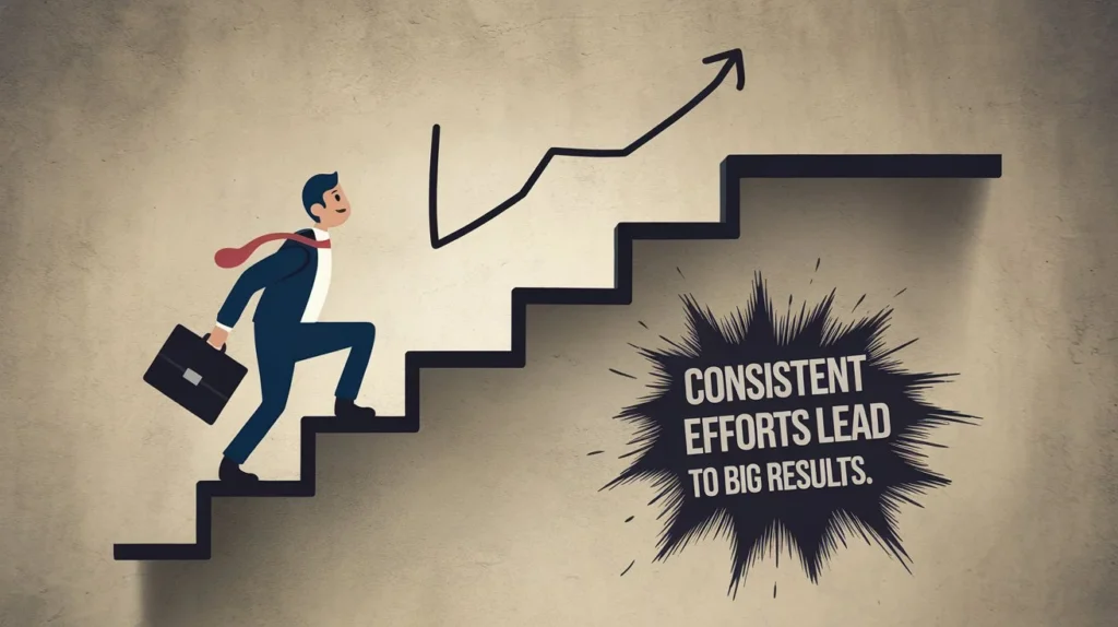 Consistent efforts lead to big results