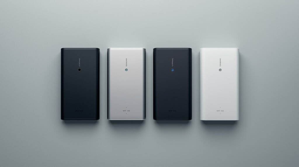 'fast charging power bank India comparison showing ports and LED indicators side by side