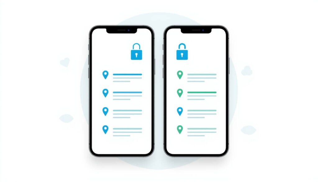 best smartphone privacy settings checklist infographic for iPhone and Android users