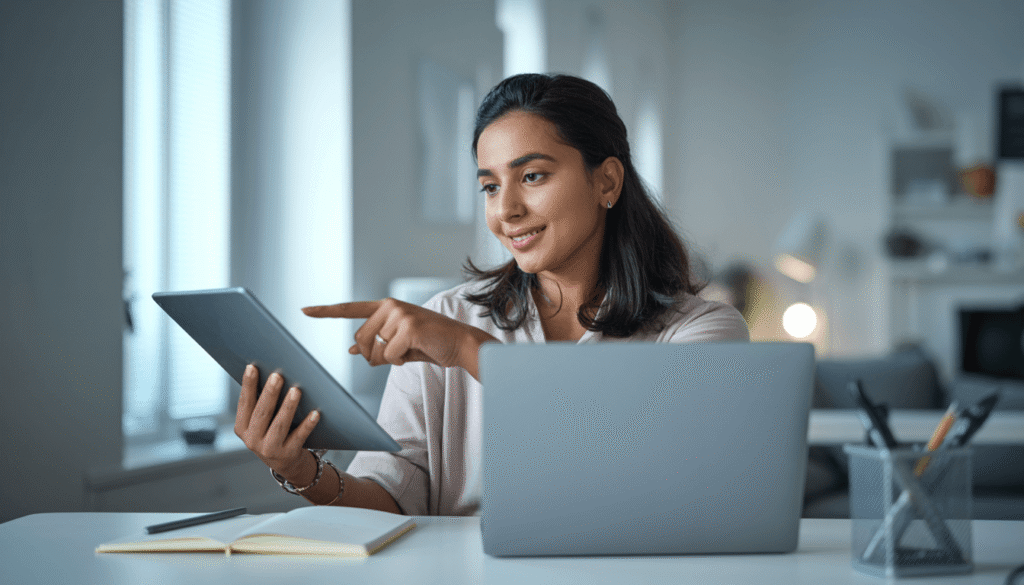 Comparing different free AI tools for Indian students on multiple devices