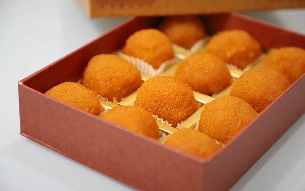 Gift box of motichoor laddoos